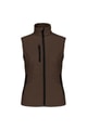Dames Softshell bodywarmer Kariban K404 CHOCOLATE